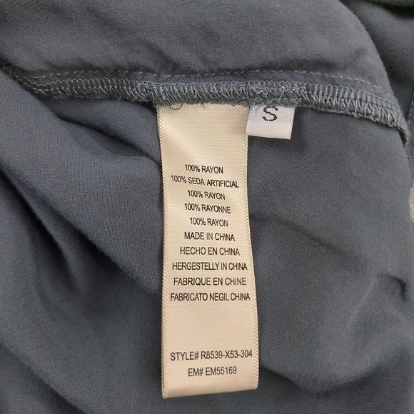 Anthropologie Cloth & Stone Nina Camo Dress Small Green Button Up Long Sleeve - Picture 12 of 12